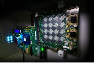 One of Intel’s Nahuku boards, each of which contains 8 to 32 I