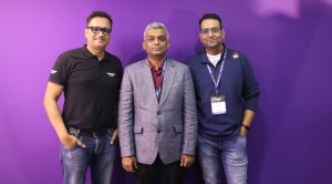 (R-L) Manab Mallick, Annamalai AR, Abhishek Anand at IFSEC 2019